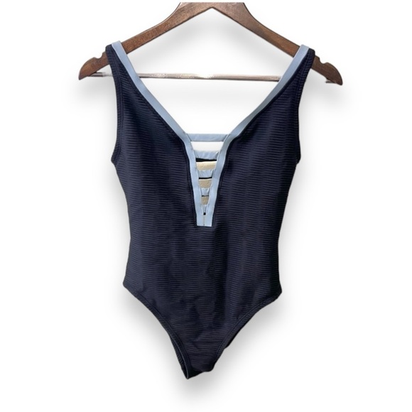Bleu Rod Beattie one piece swimsuit,black and grey, adjustable straps,soft cup - Picture 1 of 14